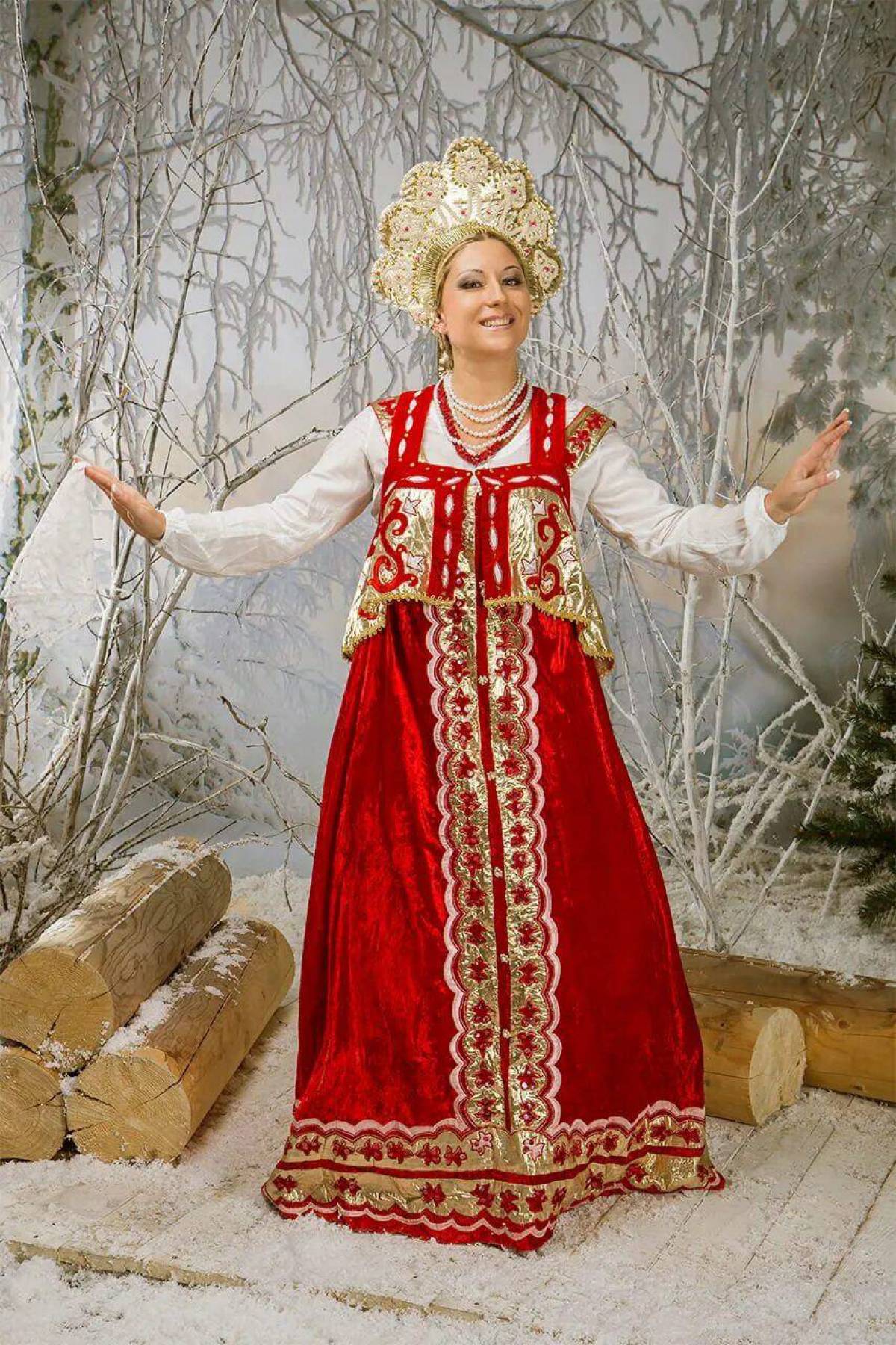 Girls in Slavic costumes in Zhangjiagang