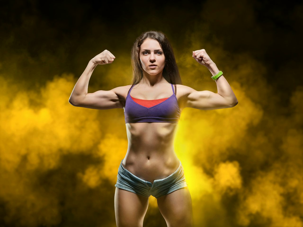 Athletic girls in Zhangjiagang